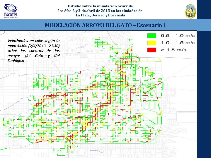 Estudio sobre la inundación ocurrida los días 2 y 3 de abril de 2013