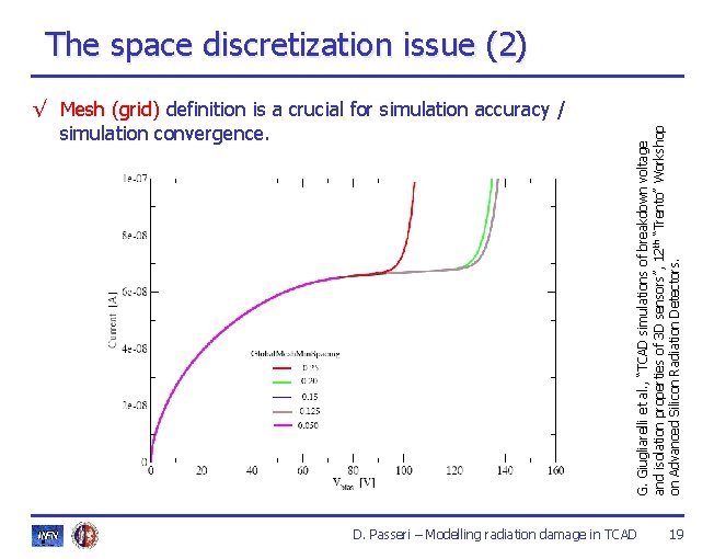 √ Mesh (grid) definition is a crucial for simulation accuracy / simulation convergence. G. √ Mesh (grid) definition is a crucial for simulation accuracy / simulation convergence. G.