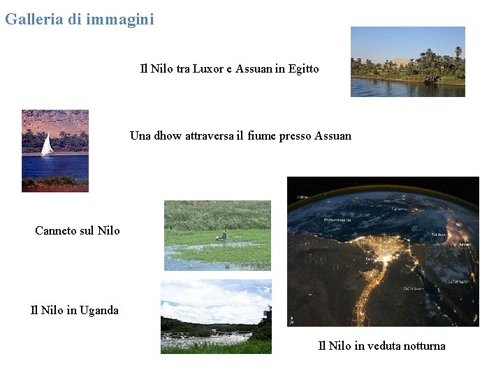 Galleria di immagini Il Nilo tra Luxor e Assuan in Egitto Una dhow attraversa
