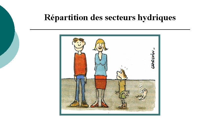 Répartition des secteurs hydriques Répartition des secteurs hydriques