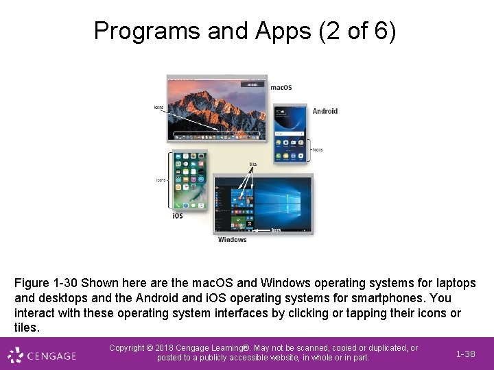 Programs and Apps (2 of 6) Figure 1 -30 Shown here are the mac.