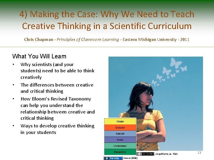 4) Making the Case: Why We Need to Teach Creative Thinking in a Scientific
