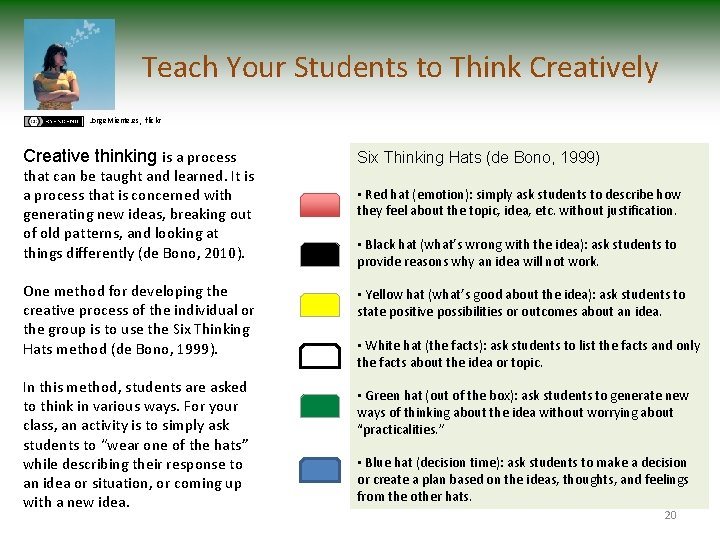 Teach Your Students to Think Creatively Jorge. Miente. es, flickr Creative thinking is a