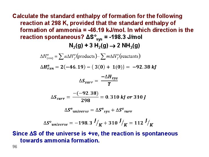 Calculate the standard enthalpy of formation for the following reaction at 298 K, provided