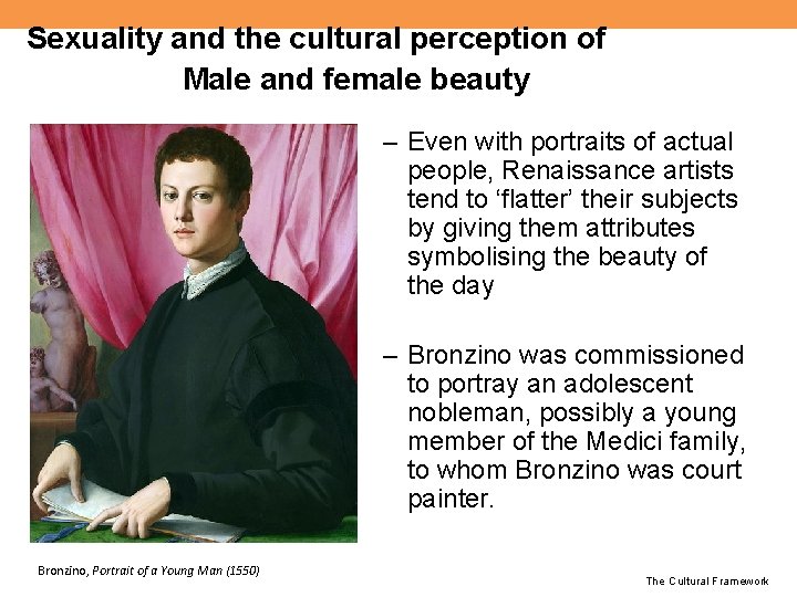 Sexuality and the cultural perception of Male and female beauty – Even with portraits