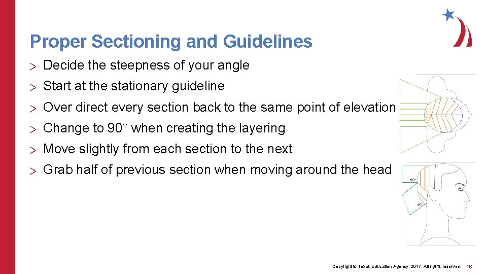 Proper Sectioning and Guidelines > Decide the steepness of your angle > Start at