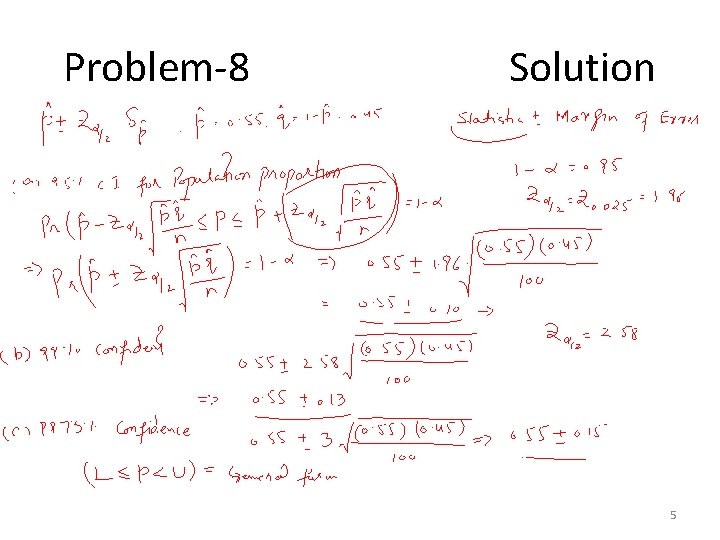 Problem-8 Solution 5 