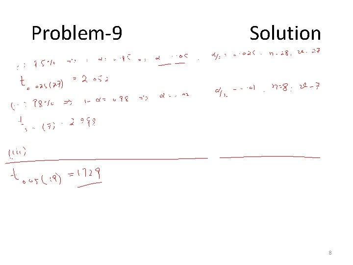 Problem-9 Solution 8 