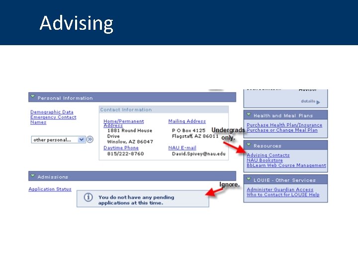 Advising 