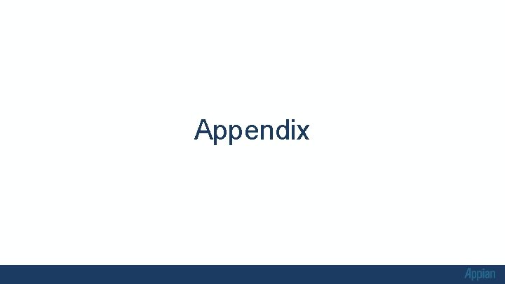 v Appendix v Appendix