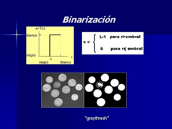Binarización “graythresh” 
