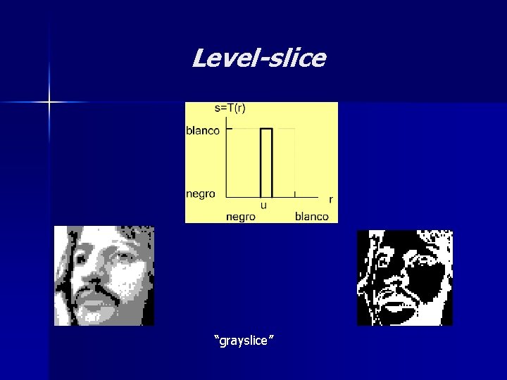 Level-slice “grayslice” 