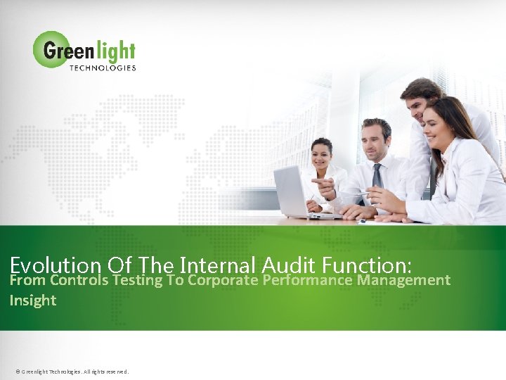 Evolution Of The Internal Audit Function: From Controls Testing To Corporate Performance Management Insight
