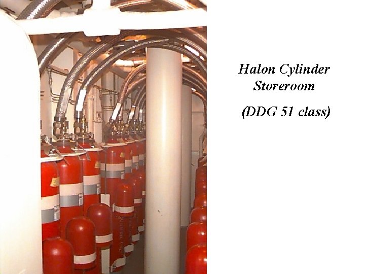 Halon Cylinder Storeroom (DDG 51 class) 
