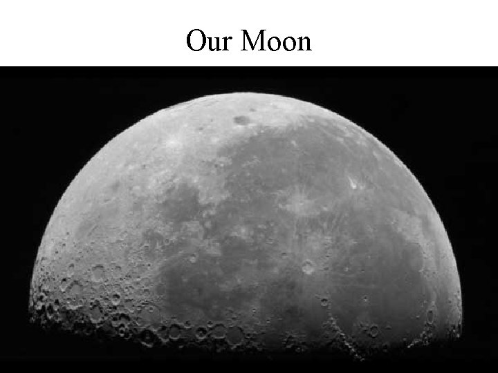 Our Moon 