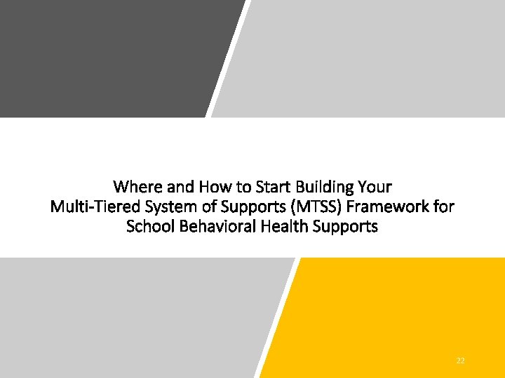 Where and How to Start Building Your Multi-Tiered System of Supports (MTSS) Framework for