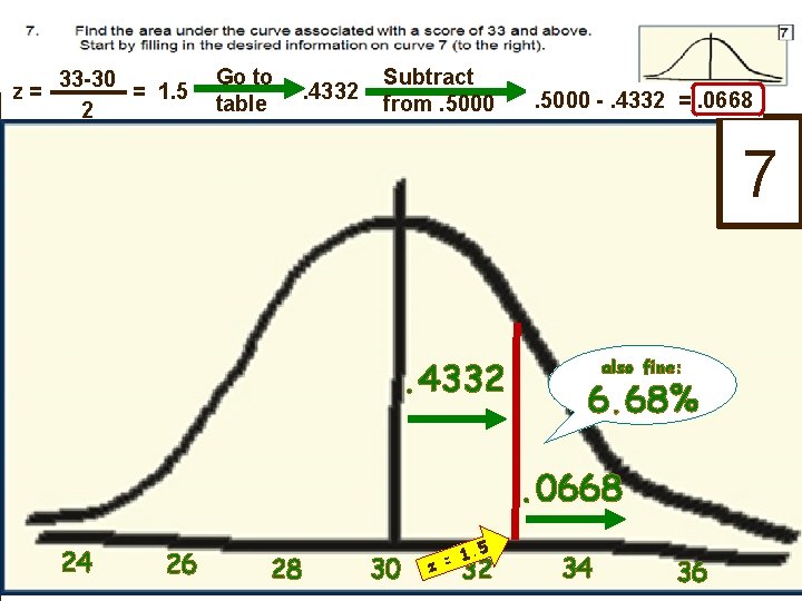 Homeworksheet Go to 33 -30 z=. 4332 = 1. 5 table 2 Subtract from.