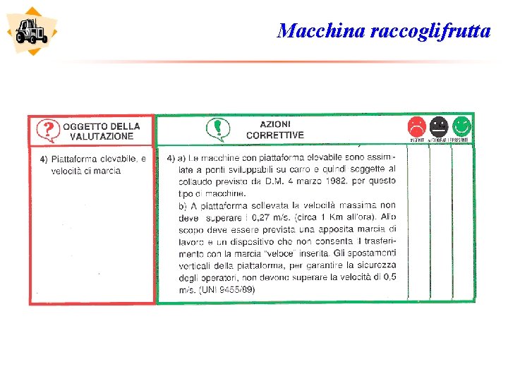 Macchina raccoglifrutta 