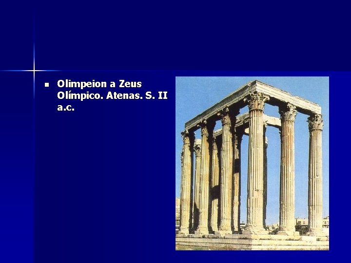n Olimpeion a Zeus Olímpico. Atenas. S. II a. c. 