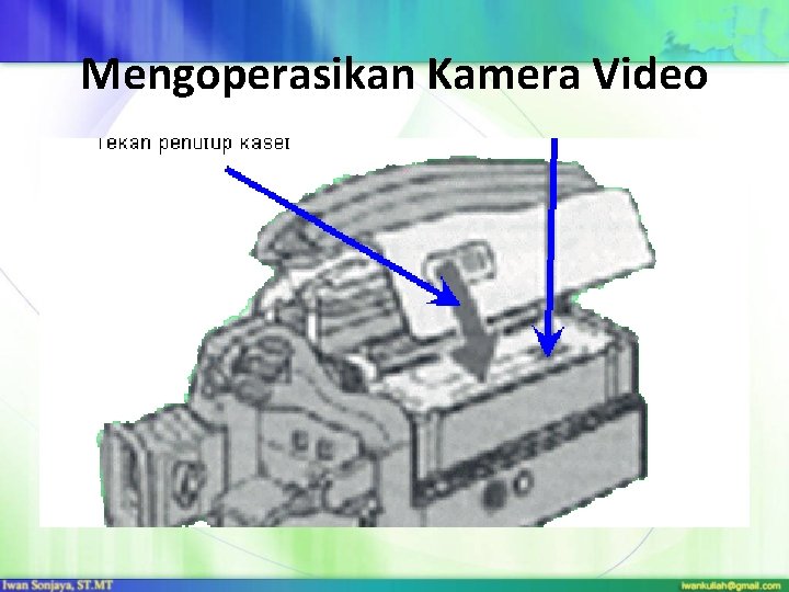 Mengoperasikan Kamera Video 