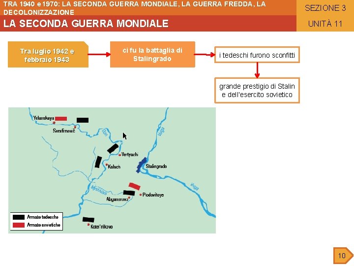 TRA 1940 e 1970: LA SECONDA GUERRA MONDIALE, LA GUERRA FREDDA, LA DECOLONIZZAZIONE LA