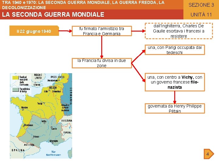 TRA 1940 e 1970: LA SECONDA GUERRA MONDIALE, LA GUERRA FREDDA, LA DECOLONIZZAZIONE LA