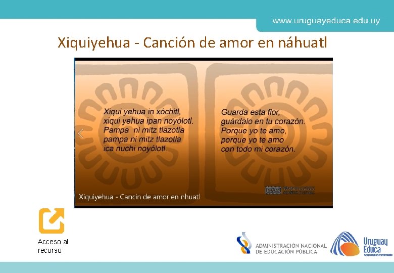 Xiquiyehua - Canción de amor en náhuatl Derechos de autor y Licencias Agosto 2018