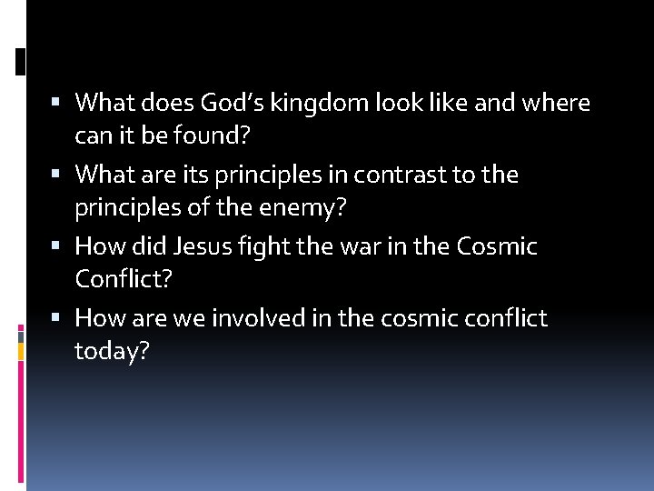  What does God’s kingdom look like and where can it be found? What