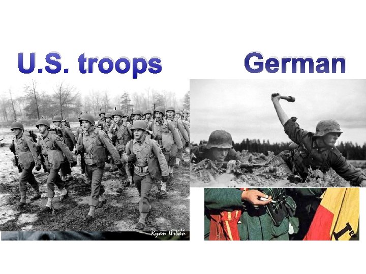 U. S. troops German 