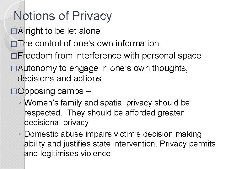 Victim Privacy Protecting victims of domestic violence are we getting