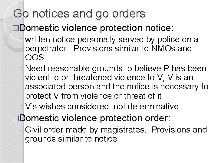 Protecting victims of domestic violence are we getting