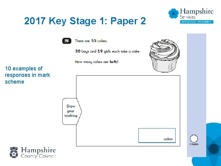 2017 Key Stage 1: Paper 2 10 examples of responses in mark scheme 