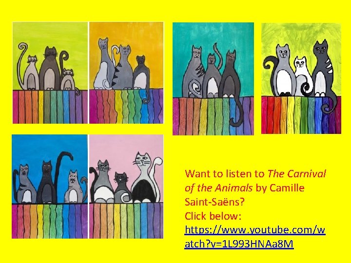 Want to listen to The Carnival of the Animals by Camille Saint-Saëns? Click below: