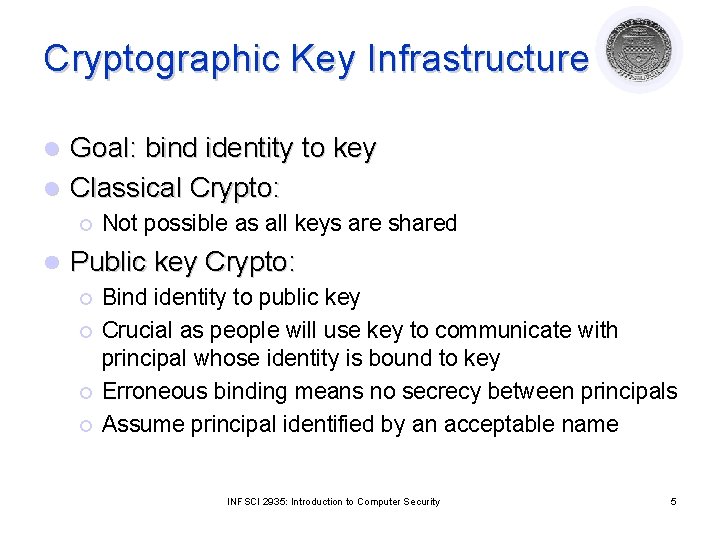 Certificates Authentication Identity Design Principles Network Security ...