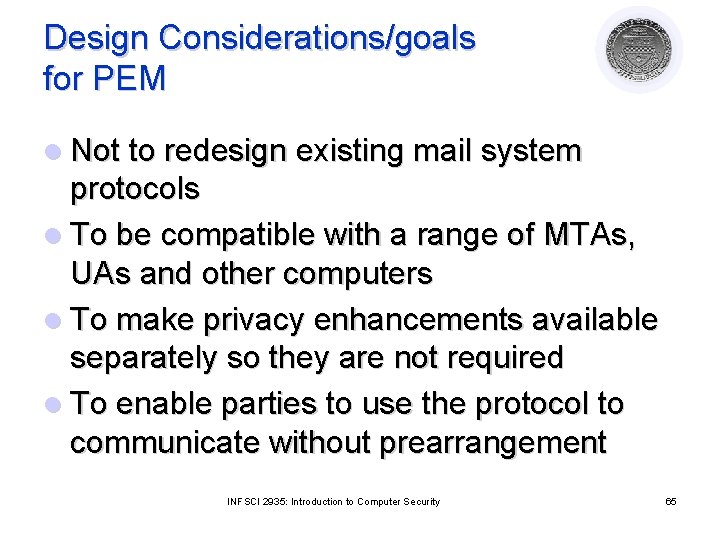 Certificates Authentication Identity Design Principles Network Security ...
