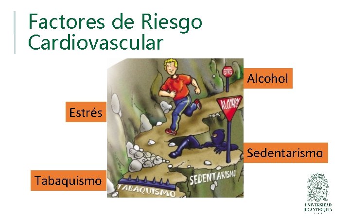 Factores de Riesgo Cardiovascular Alcohol Estrés Sedentarismo Tabaquismo 