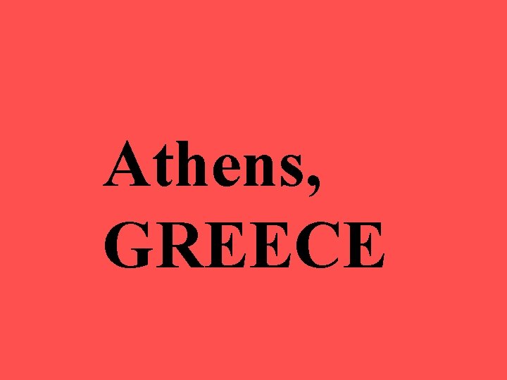 Athens, GREECE 