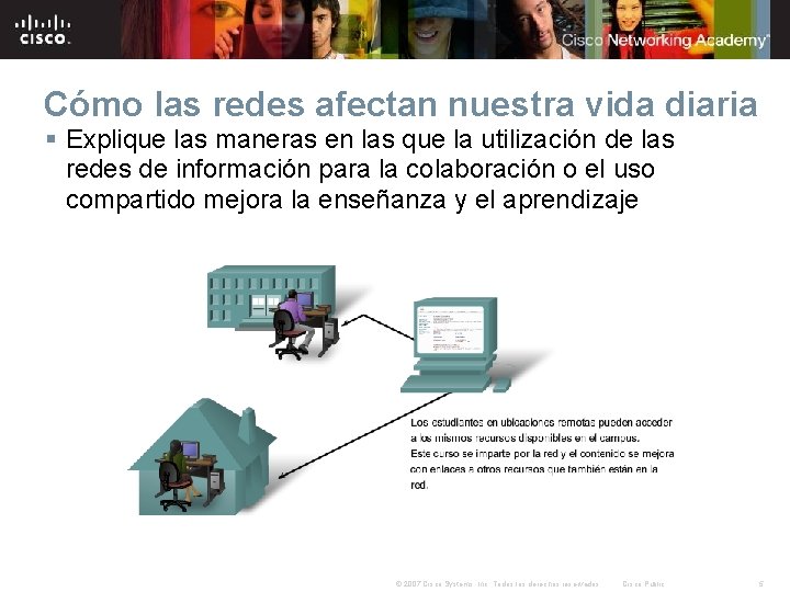Cómo las redes afectan nuestra vida diaria § Explique las maneras en las que Cómo las redes afectan nuestra vida diaria § Explique las maneras en las que