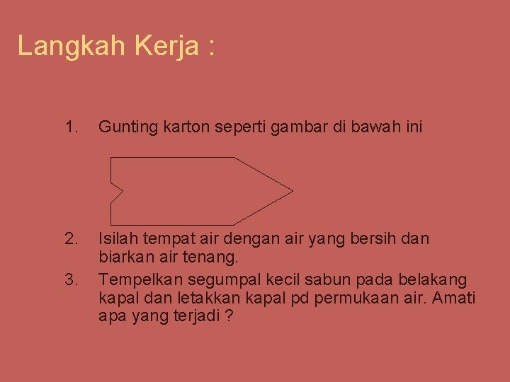 Langkah Kerja : 1. Gunting karton seperti gambar di bawah ini 2. Isilah tempat