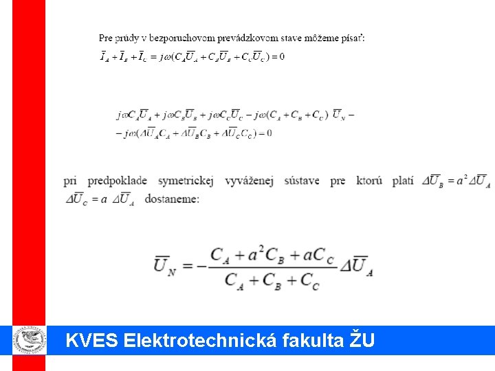 KVES Elektrotechnická fakulta ŽU 