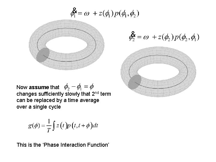 Now assume that changes sufficiently slowly that 2 nd term can be replaced by Now assume that changes sufficiently slowly that 2 nd term can be replaced by