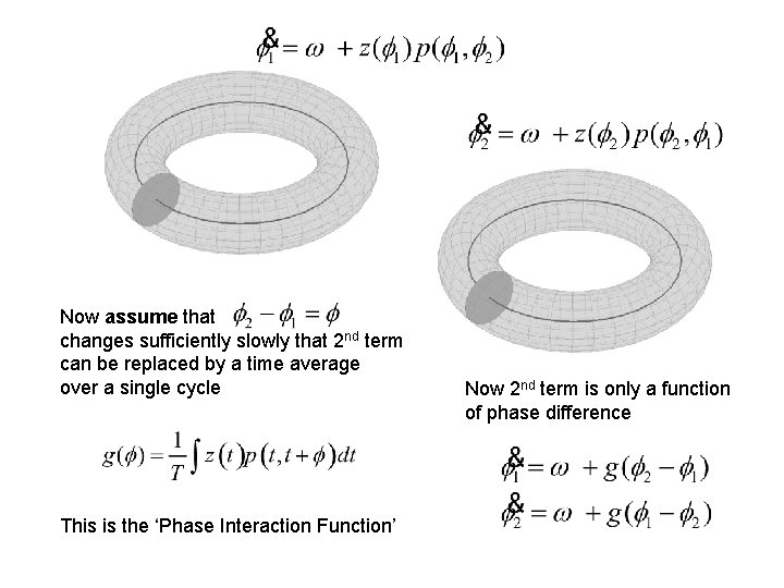 Now assume that changes sufficiently slowly that 2 nd term can be replaced by Now assume that changes sufficiently slowly that 2 nd term can be replaced by