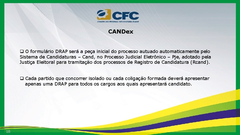 CANDex q O formulário DRAP será a peça inicial do processo autuado automaticamente pelo