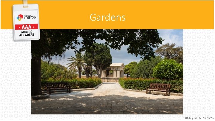 Gardens Hastings Gardens, Valletta 