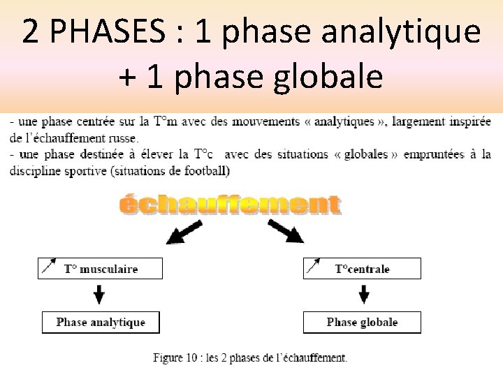 2 PHASES : 1 phase analytique + 1 phase globale 