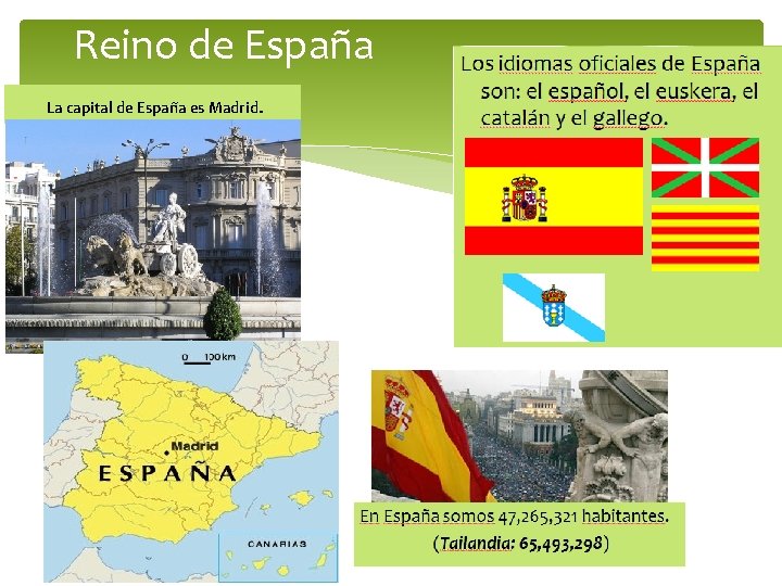 Reino de España La capital de España es Madrid. Reino de España La capital de España es Madrid.