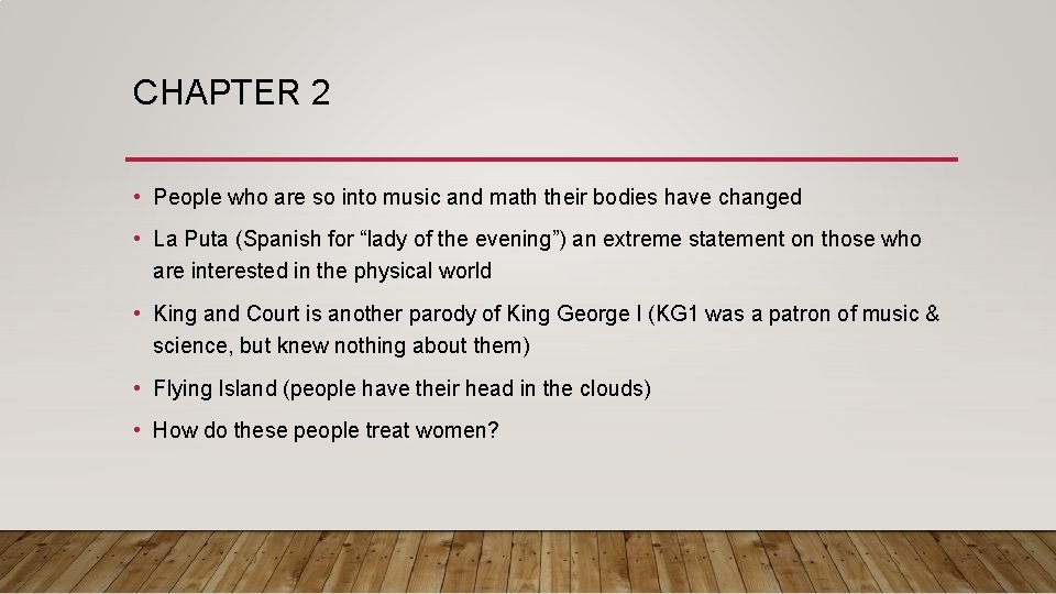 CHAPTER 2 • People who are so into music and math their bodies have CHAPTER 2 • People who are so into music and math their bodies have