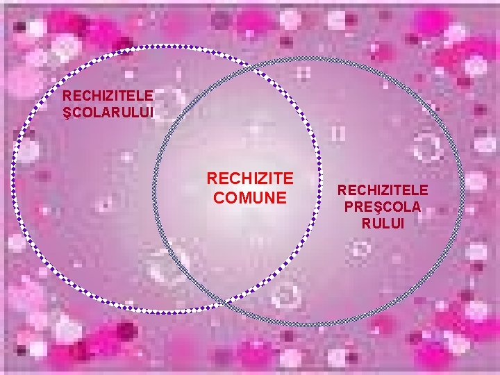 RECHIZITELE ŞCOLARULUI RECHIZITE COMUNE RECHIZITELE PREŞCOLA RULUI 