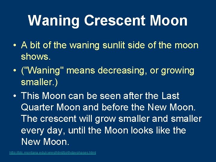 Waning Crescent Moon • A bit of the waning sunlit side of the moon