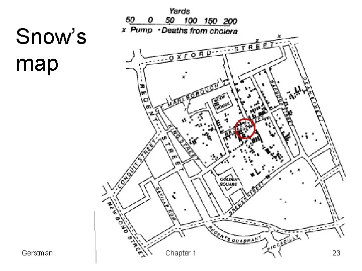 Snow’s map Gerstman Chapter 1 23 